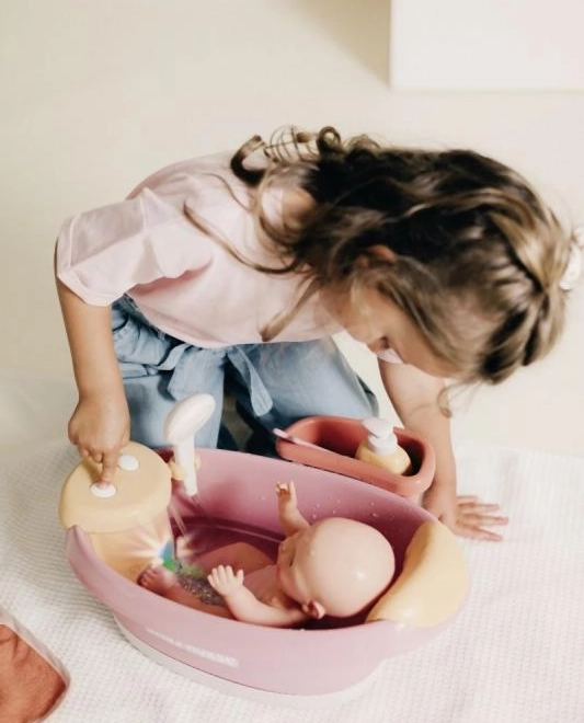 Vasca per bambole Smoby Baby Nurse con doccia elettronica