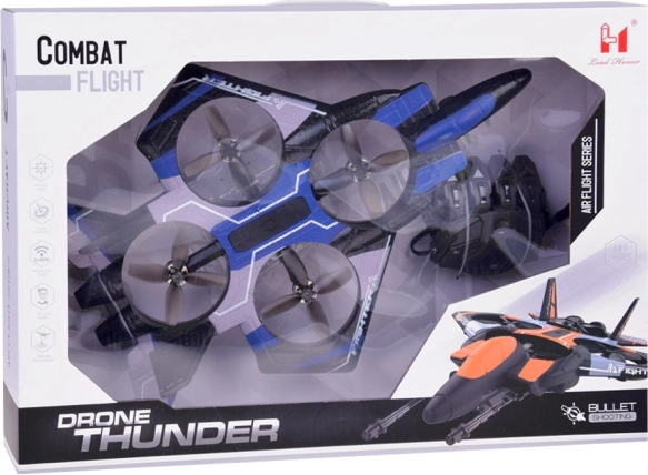 Drone volante divertente con diodi colorati