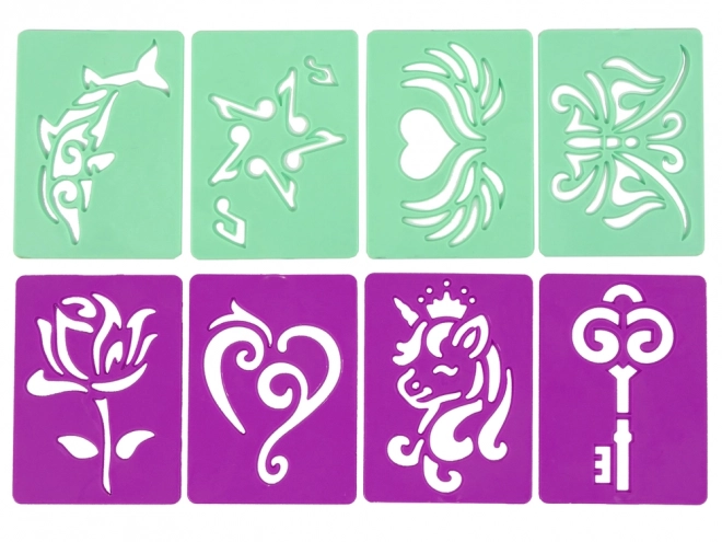 Set per tatuaggi penna elettronica con stencil