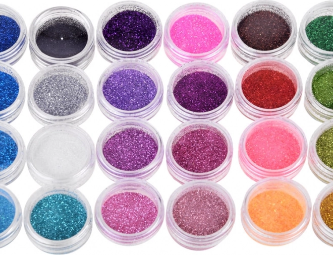 24 glitter brillanti per combinazioni creative