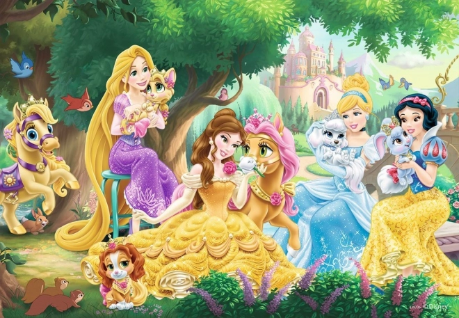 Puzzle Disney Principesse e i loro Animali Domestici 2x24 Pezzi Ravensburger