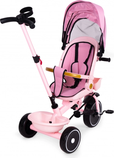 Controllo totale grazie all’asta di guida e alla dotazione di sicurezza