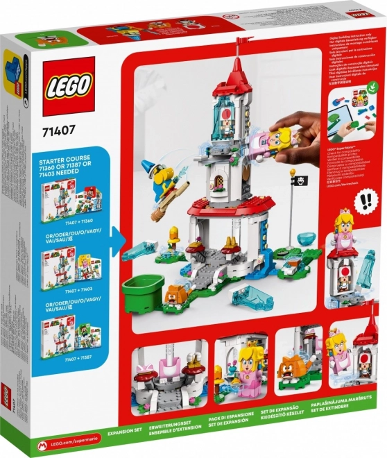 Lego Super Mario - Torre di Ghiaccio di Peach Gatto - Set di Espansione