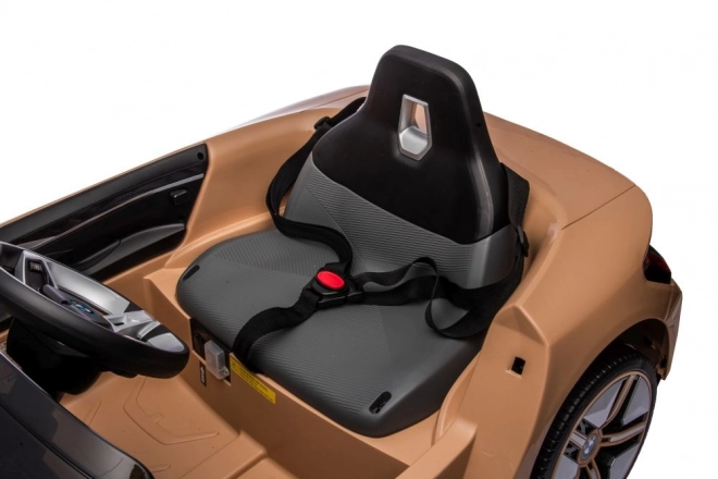 Auto a batteria BMW I4 dorato 4x4