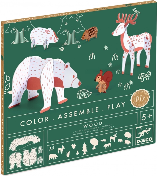 Set creativo animali della foresta Djeco