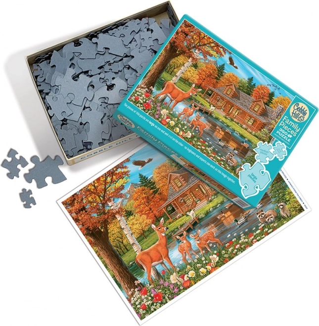 Puzzle Cobble Hill Stagno presso il Cottage 350 Pezzi