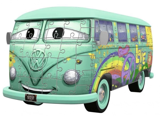 Puzzle 3D Autobus Fillmore di CARS by Ravensburger