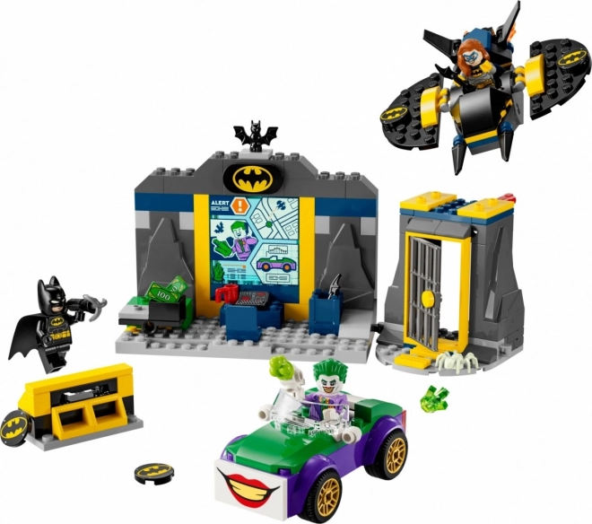 Caverna di Batman con Batman, Batgirl e Joker