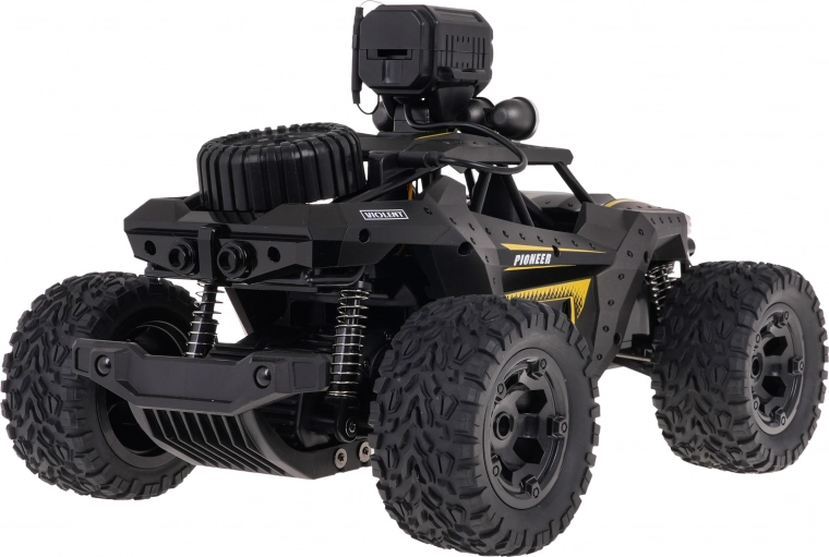 Sicurezza sul terreno grazie alle sospensioni e ai grandi pneumatici