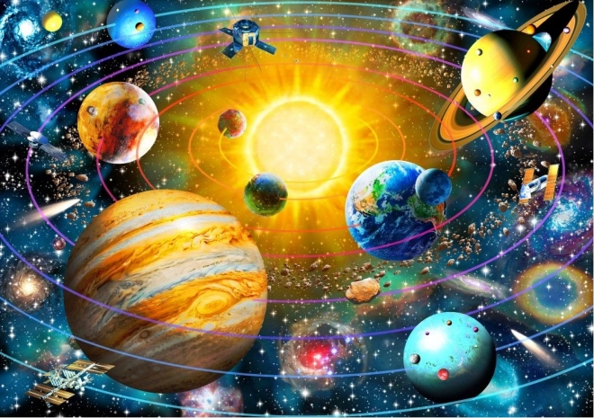 Puzzle Sistema Solare 1000 Pezzi