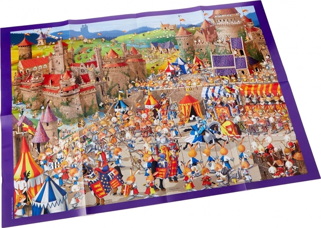 Puzzle HEYE Battaglie dei Conigli 1000 pezzi