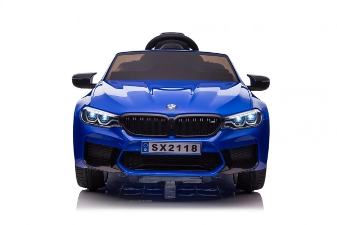 Auto elettrico per bambini BMW M5 blu