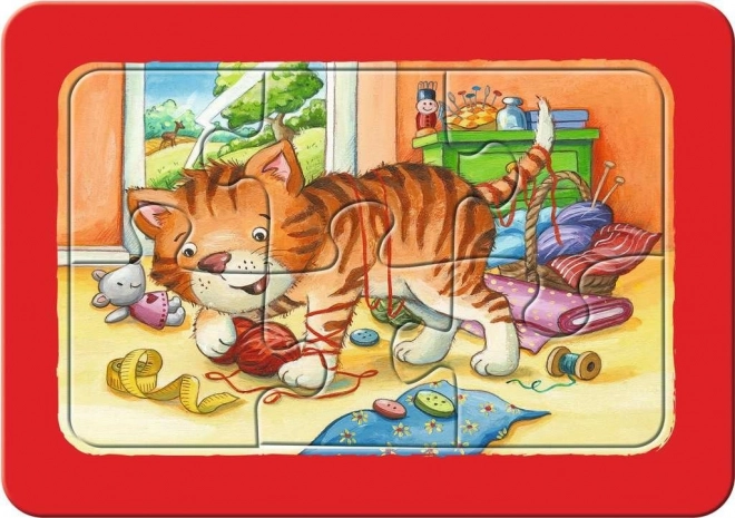 RAVENSBURGER Il Mio Primo Puzzle Amici Animali 3x6 pezzi