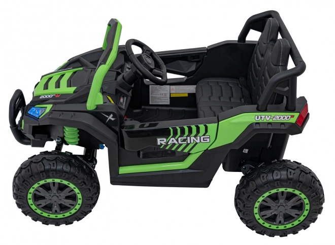 Auto elettrico per bambini Buggy UTV 2000M Racing Verde