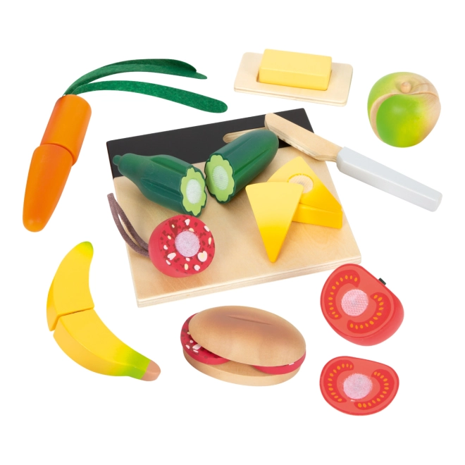 Alimenti realistici con chiusura a velcro