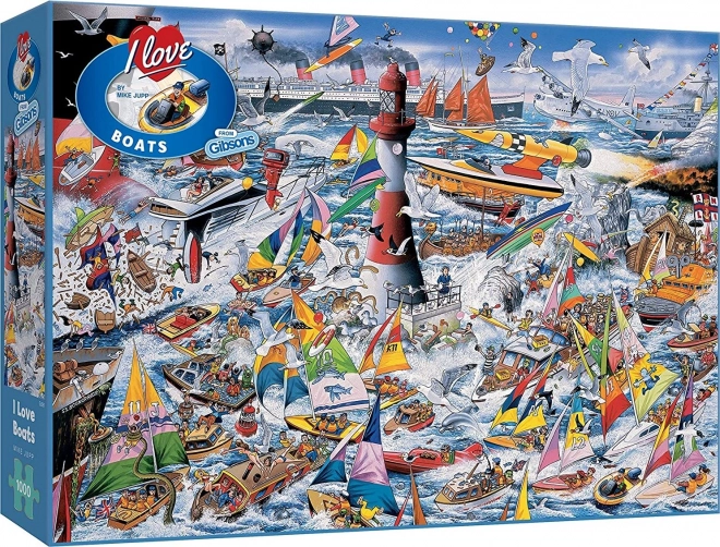 Puzzle Amo le Navi 1000 Pezzi