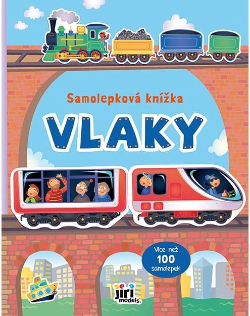 Libro di adesivi Treni