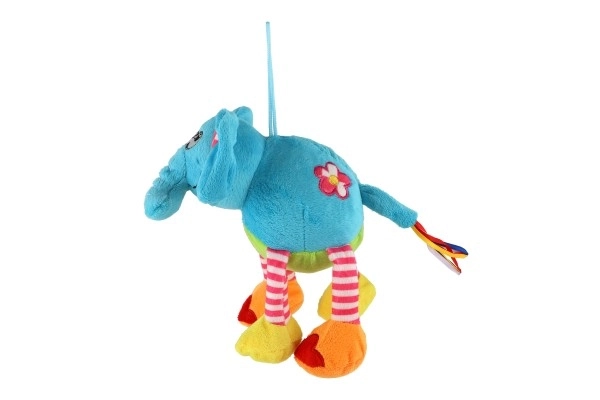 Elefante peluche colorato 17cm