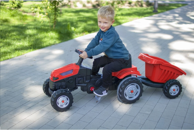 Trattore a pedali Farmer GoTrac Maxi con rimorchio Ruote silenziose