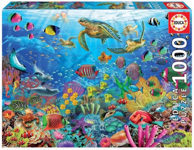 Puzzle Tartarughe nella Fantasia Tropicale 1000 pezzi