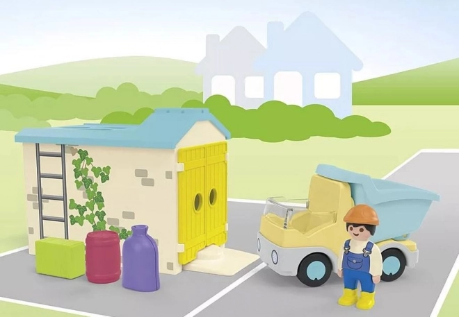 Set con camion Junior con garage e funzione sorter