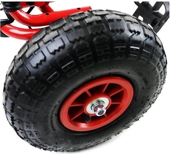 Kart a pedali + Pneumatici gonfiabili + Sedile regolabile – Rossa