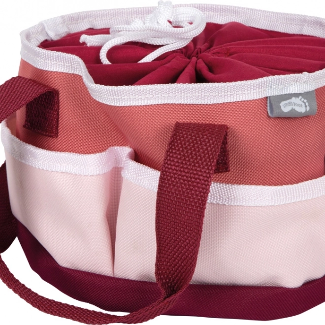 Set cura del cavallo con borsa rossa