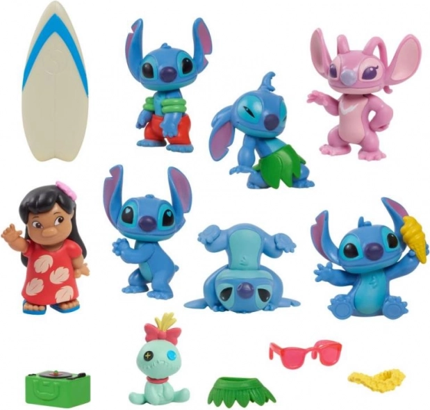 Set di figurine Stitch Deluxe