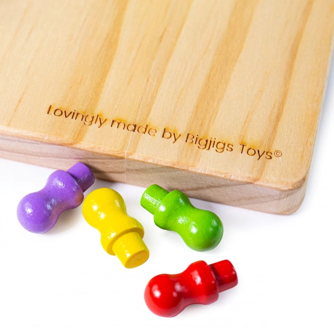 Halma in legno Bigjigs Toys