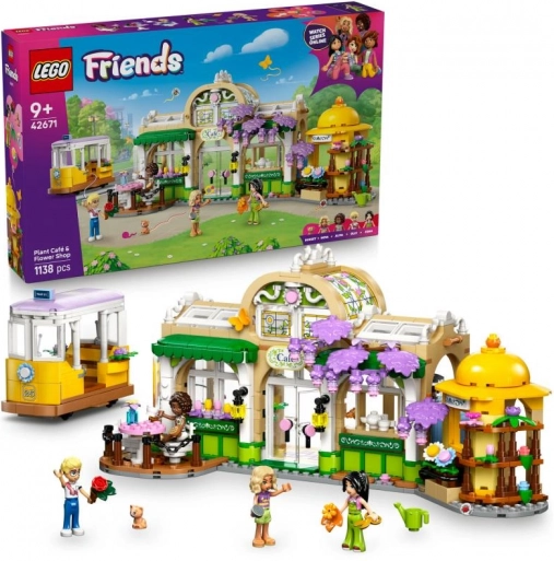 lego friends caffetteria verde e fioraio