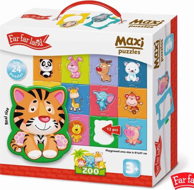 Maxi Puzzle Animali dello ZOO 24 pezzi