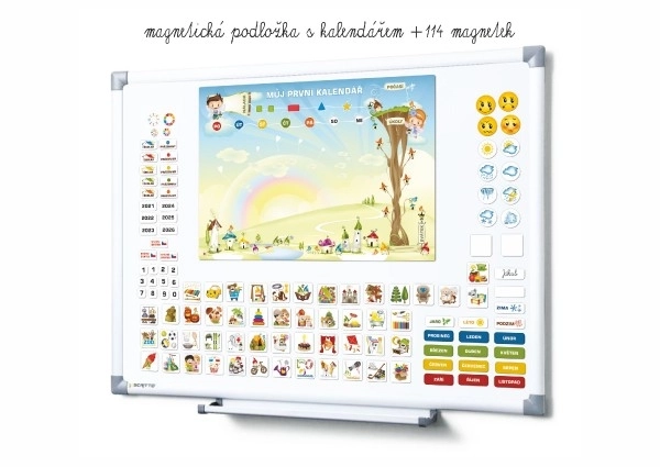 Calendario magnetico per bambini