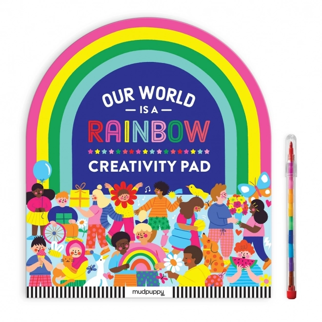 Mudpuppy kit creativo Il nostro mondo arcobaleno