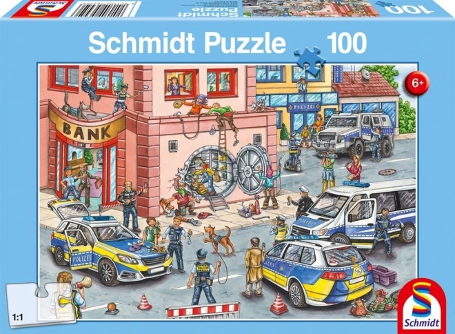 Puzzle Schmidt Poliziotti in azione 100 pezzi