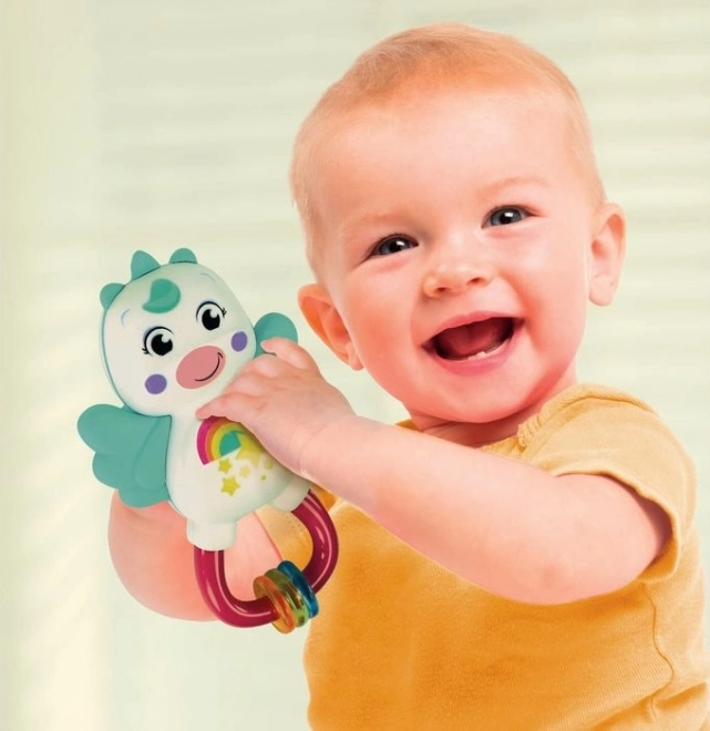 Clementoni Baby sonaglio unicorno 2 in 1