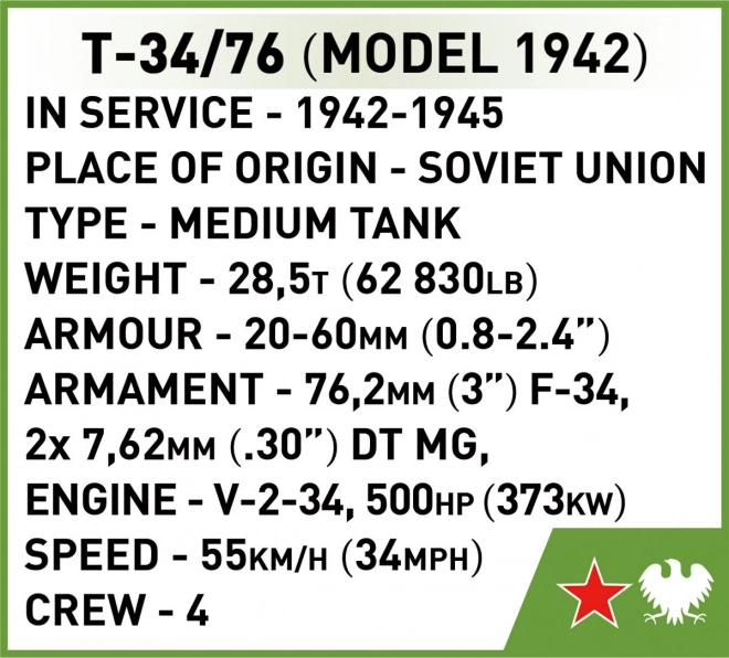 Carro armato COBI T-34/76