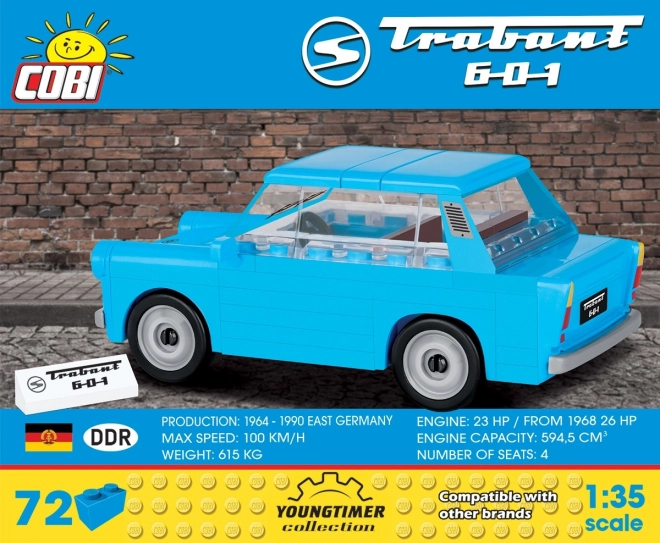 Modello Trabant 601 1:35 da Costruzione