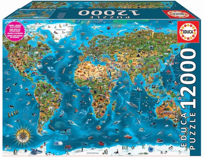 Puzzle Meraviglie del Mondo 12000 Pezzi