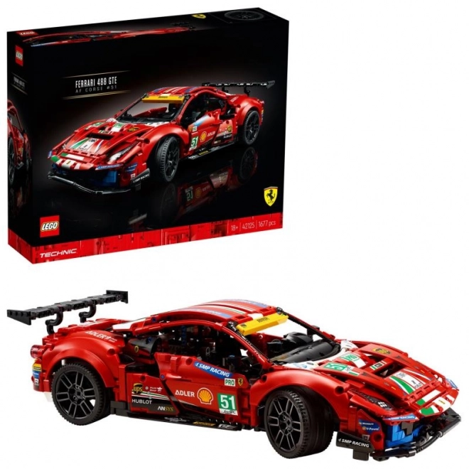 Automobile da corsa Ferrari 488 GTE LEGO Technic