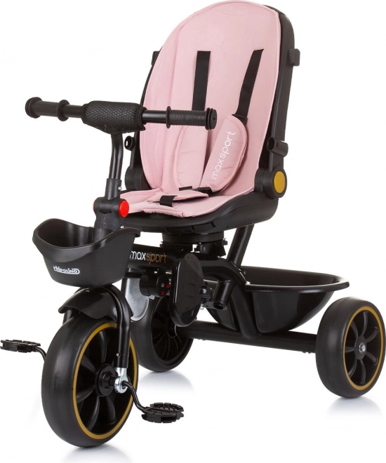 Triciclo con Cappottina Max Sport 2 in 1 Flamingo di Chipolino