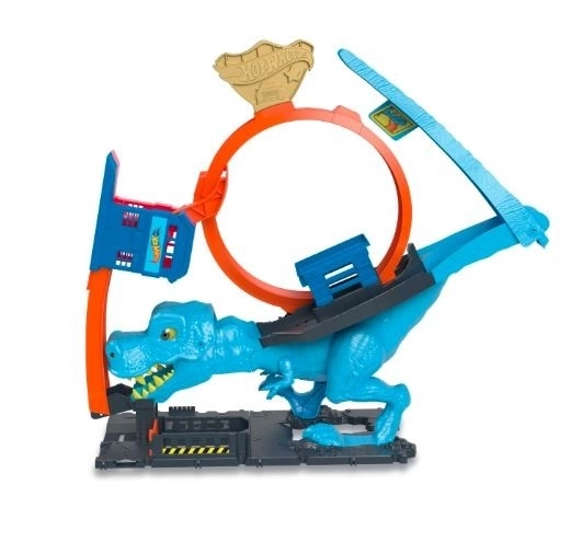 Pista Hot Wheels City Trappola T-Rex