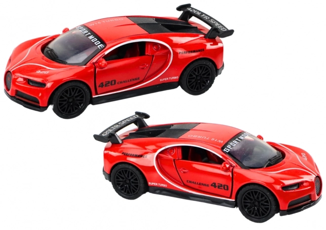 Auto sportivo frizione rosso 1:32