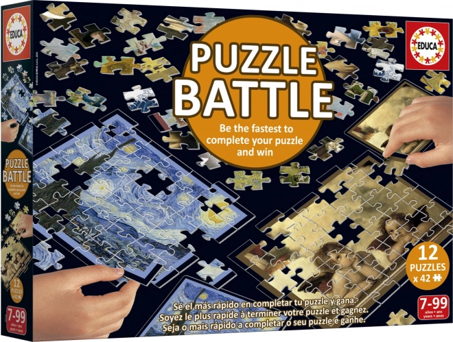 Gioco EDUCA Battaglia dell'Arte Puzzle