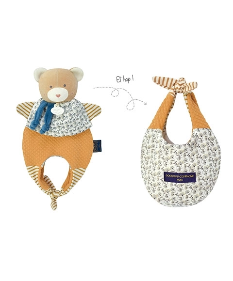 Orsetto Doudou 3 in 1 con Borsa