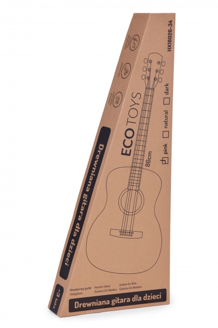 Chitarra per Bambini Rosa Grande