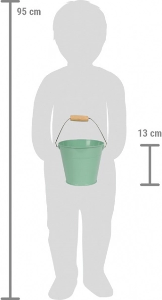 Set di attrezzi da giardinaggio con secchio per bambini Tiny Garden