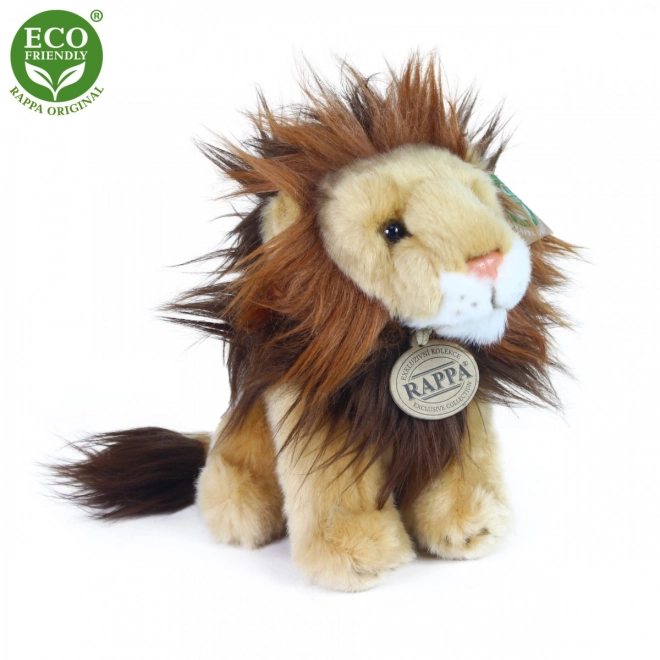 Leone Seduto di Peluche Eco-Friendly 18 cm