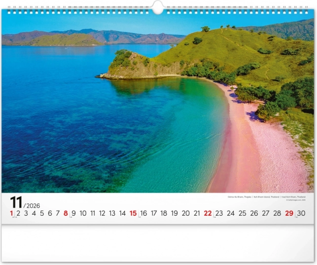 Calendario da parete Mare 2026