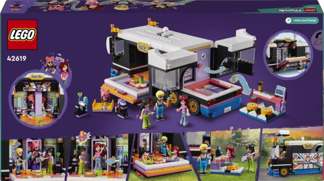 Autobus da concerto delle star del pop LEGO Friends