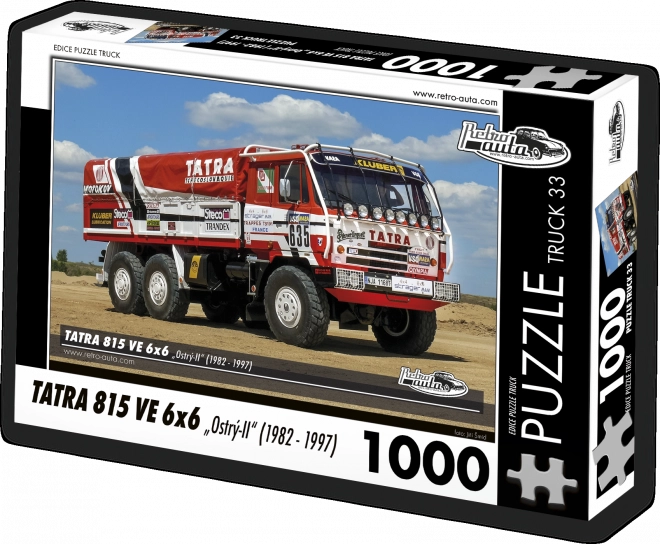 Puzzle retro veicolo Tatra 815 6x6